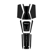 GP Kompozit Honda ADV 350 2023-2025 Uyumlu Tank Pad Seti Karbon