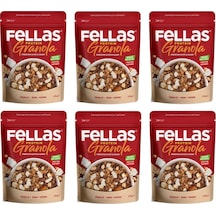 Fellas Vegan Protein Granola Hindistan Cevizi & Kakao 270 Gr X 6 Adet