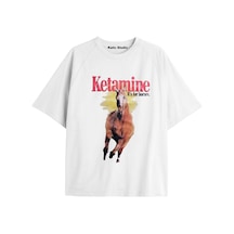 Kalic Studio Y2k Vintage Unisex Oversize T-shirt Beyaz