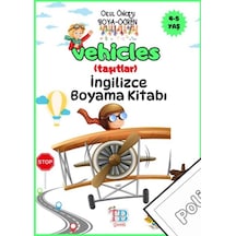 Vehicles Taşıtlar Boyama Kitabı - Qhdh-667066