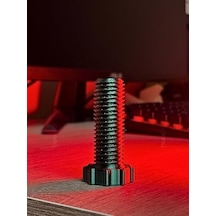 Siyah-yeşil Asılabilir Kulaklık Standı 3d Premium Tasarım Gamer Masa Kenarı Aksesuarı Greenstorm Limited Edition Acı Kahverengi