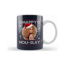 Happy Holi Slay Rupaul Christmas Knit Kupa Bardak Porselen Karışık