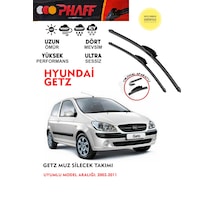 Hyundai Getz Ön Arka Silecek Silgeç Silgi Seti 2002 - 2011 Aras