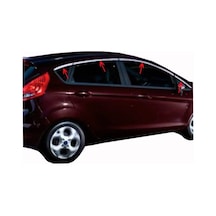 Ford Fiesta Hb Uyumlu Cam Üst Çıtası 4 Parça 2009-2017 Paslanmaz Krom