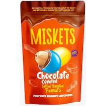 Miskets Sütlü Çikolata ve Renkli Şeker Kaplamalı Tuzlu Yer Fıstığı 120 G