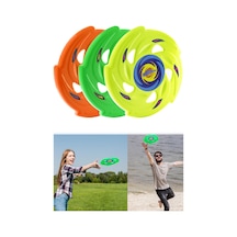 Frisbee Frizbi Fırlatma Diski Disk Atma Oyunu Çocuk Yetişkin Plaj Bahçe Oyuncak 24 cm 3LÜ