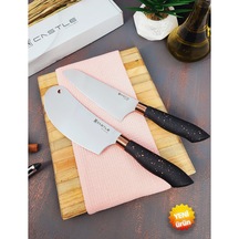 Black Copper Serisi 2li Mutfak Bıçak Seti Sivri Şef-börek Salata
