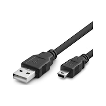 Hdx7523 Usb Mını V3/5pın M To Usb M Kablo 3m Siyah