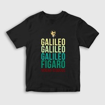 Presmono Unisex Çocuk Galileo Queen Freddie Mercury T-shirt Siyah