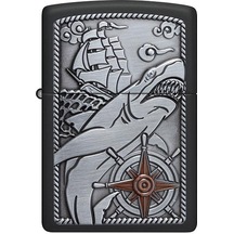 Zippo Çakmak 48120 Shark Ship Emblem
