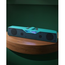 Masaüstü Soundbar Hoparlör Rgb Işıklı Bls86-1