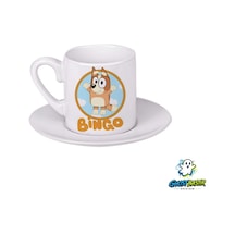 Bluey Türk Kahvesi Fincanı 0102 Beyaz