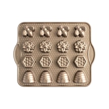 Nordicware Meşgul Arılar Mini Kek Kalıbı 94777 Altın