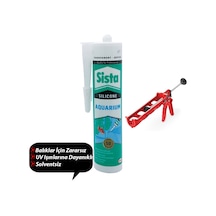 Sista Akvaryum Silikonu Şeffaf 310 Ml + Silikon Tabancası Sista Akvaryum Şeffaf 310Ml+Tabanca