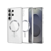 Mey İthalat Samsung Galaxy S26 Ultra Kross Magneticsafe Kapak - Gümüş
