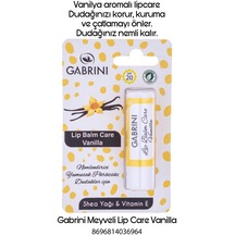 Gabrini Lip Balm Care Vanilla Shea Yağı & vitamin E Dudak Balmı