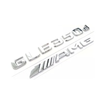 Benz Gle 350d Ve Amg Krom Bagaj Yazısı Seti Üçgen Tip 3m 3d Abs 2'li Set