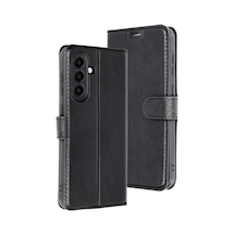 Samsung Uyumlu Galaxy A56 Kılıf Trend S Plus Kapaklı Kılıf Siyah