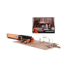 Jada Toys Hızlı Ve Öfkeli Tren Sahnesi - Diorama 2 Nano Model Araba Dodge Charger Ve Toyota Supra , Tren Ve Hızlı Ve Öfkeli Filminin Final Yarış Sahnesi İçin Aksesuarlar Dahil, 8 Yaş Ve Üzeri Açık Ahşap