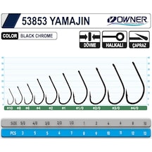 Owner 53853 Yamajin With Eye Black Chrome İğne 6