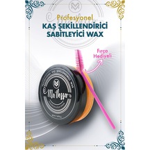 Ma'vessa Profesyonel Kaş Şekillendirici ve Sabitleyici Wax 50 ML + Fırça