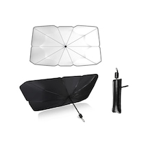 Araba Güneşlik İç Ön Cam, Katlanır Araba Güneşliği Şemsiyesi, Uv Işınlarının% 99,9'unu Engeller, Arabalar, Suv'lar, Kamyonlar İçin 140x79cm Kaliteli Kılıf Hediye .