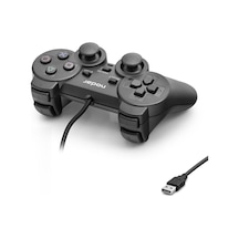 Pc Uyumlu Kablolu Usb Gamepad Oyun Kolu - Siyah Nd401 Pc Uyumlu Kablolu Usb Gamepad Oyun Kolu - Siyah Nd401