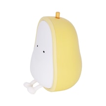 Soulader Yenilikçi Silikon Armut Tasarımı Şık Aydınlatma Modern Dekor Gece Lambası Beyaz