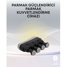 Ergonomik Parmak Egzersiz Aleti El Ve Bilek Güçlendirici Beyaz - Çok Renkli