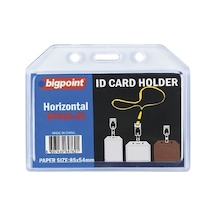 Bigpoint 660 5 Li Yatay Şeffaf Soft Kart Kabı
