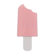 Dondurma Tasarımlı Mini Fosforlu Kalem-4 Açık Pembe