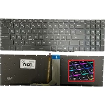 Msi Ge62 Apache 2ql-619xtr Notebook Klavye Siyah Tr Rgb Aydınlatmalı