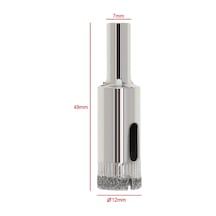 12Mm Mermer Granit Fayans Porselen Cam Yuvarlak Delme Pancı