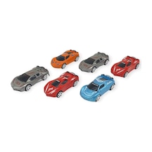 Racing 6 Parça Araç Seti - Hy09 Çok Renkli