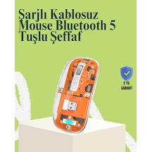 Kablosuz, Sessiz, Ergonomik Ve Şarjlı Fare - Gelişmiş Çoklu Cihaz Desteği Standart