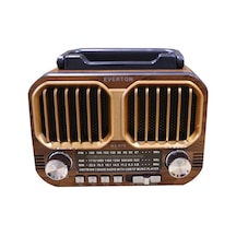 Everton Rt-679 Bluetooth-usb-sd-fm Şarjlı Solarlı Nostaljik Radyo