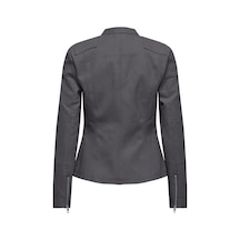 Only Onlava Faux Leather Bıker Otw Noos Antrasit Antrasit
