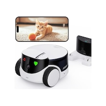 Enabot Rola Petpal 2.5k Aı Kameralı, Otomatik Besleyicili Evcil Hayvan Robotu