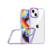 Zore İphone 14 Plus Uyumlu Ogaa Flora Kılıf-lila