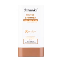 Dermokil Bronze Shimmer Face&Body Bronzlaştırıcı Stick Güneş Kremi SPF30 20 ML