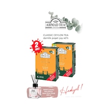 Klasik Ceylon Tea 40'lı Demlik Poşet Çay 2 Paket Ve Oda Kokusu