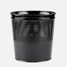 Regalux Metal Çöp Kovası Siyah 4'li Avantaj Paketi Mıchu