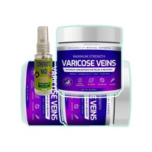 Varicose Veins Purple 3 Adet Bacak Bakım Kremi 100 Ml + Çörek Otu Yağı Yağı 30 Ml