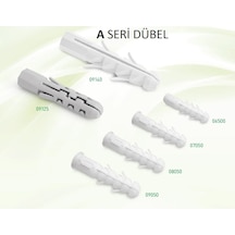 Plastik Dübel- Plastic Anchor 10 Lu-19X60 MM-A Seri
