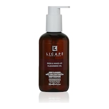 Licape İki Aşamalı Cilt Ve Makyaj Temizleme Yağı Derinlemesine Temizlik, Çift Fazlı Makyaj Çıkarıcı, Gözenek Arındırıcı Ve Nemlendirici Yüz Temizleyici 200 Ml