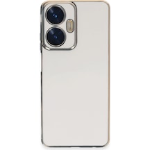 Newface - 436 - Realme C55 Kılıf Volet Silikon - Novapazr - - Beyaz