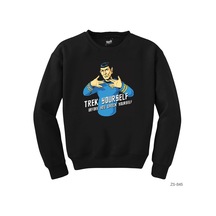 Star Trek Trek Yourself Siyah Sweatshirt