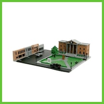 Bezos Geleceğe Dönüş Saat Kulesi Nano Sahnesi Diorama Modellemesi Dmc