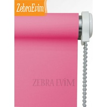 Etek Dilim Hediyeli Pembe Stor Perde