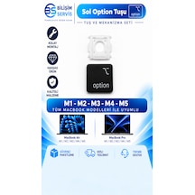 Apple Uyumlu Macbook Pro & Air M1-m2-m3-m4-m5 Yedek Rakam Ve Özel Sembol Tuş + Mekanizma / Sol Option Tuşu